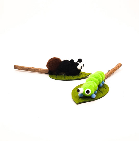 Moo - Insect-Themed Cat Chew Toy Set