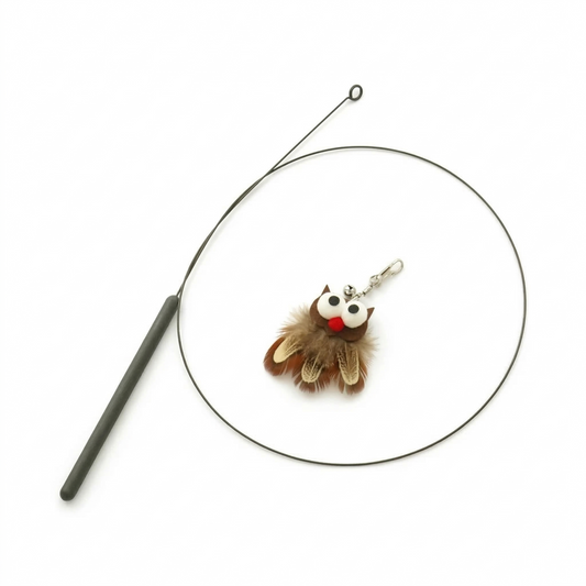 Moo – Owl Feather Wand Toy