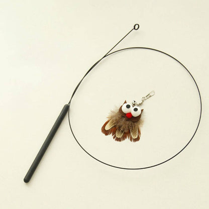 Moo – Owl Feather Wand Toy