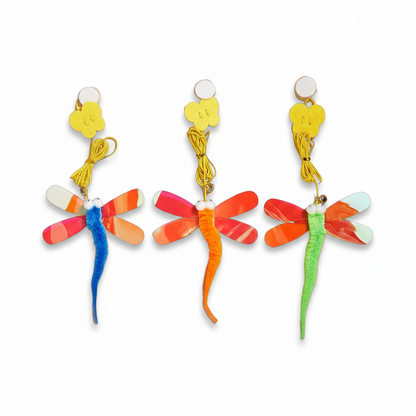 Moo - Hanging Dragonfly Cat Toy (3pc)