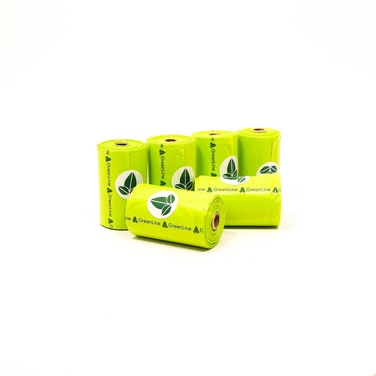Biodegradable Waste Bags - 6 Rolls