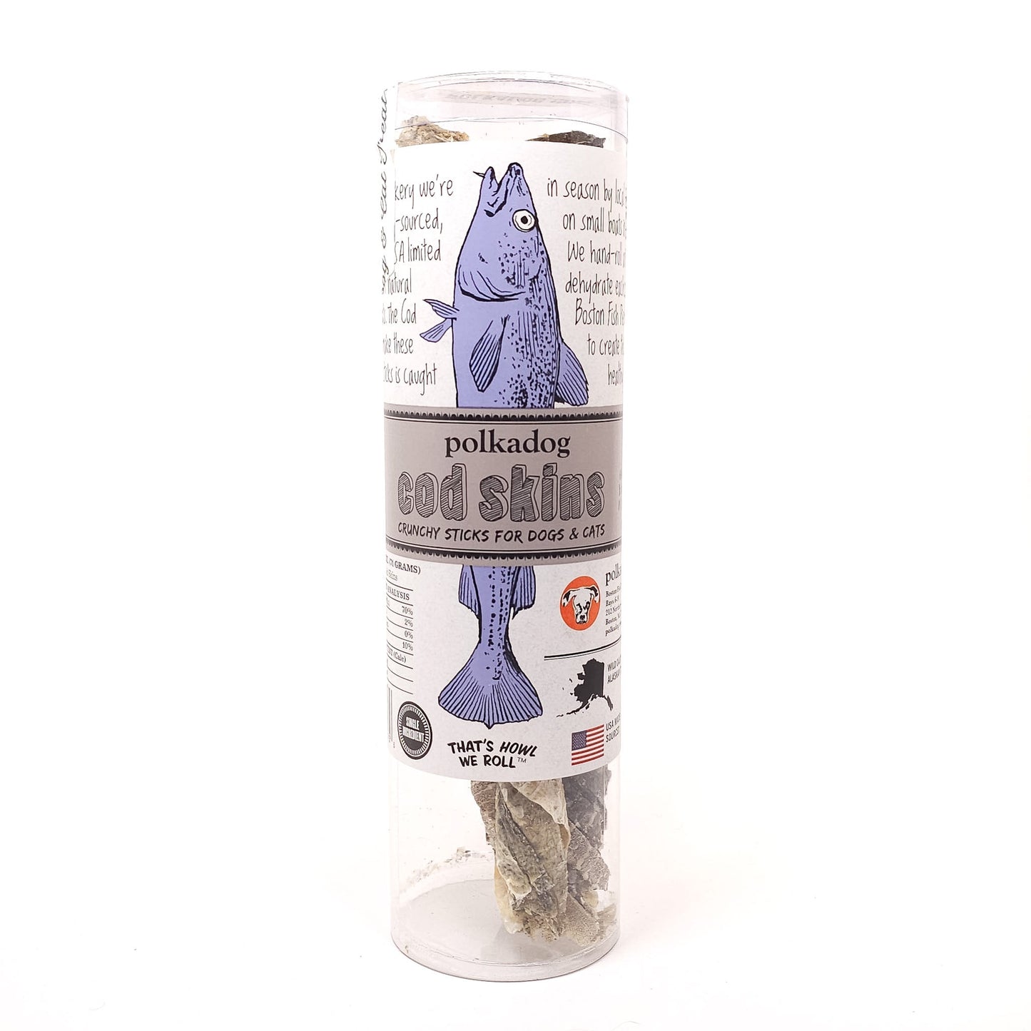 Cod Skins Crunchy Cat & Dog Treats