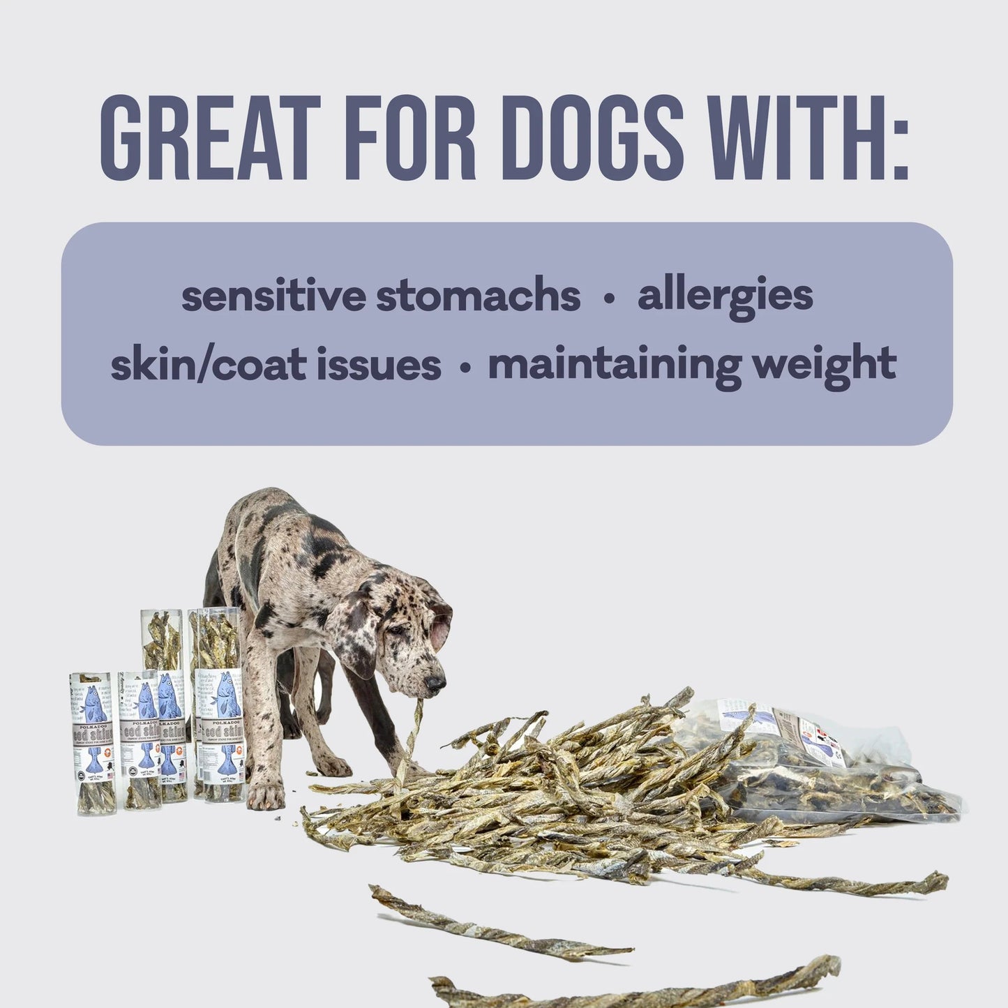 Cod Skins Crunchy Cat & Dog Treats